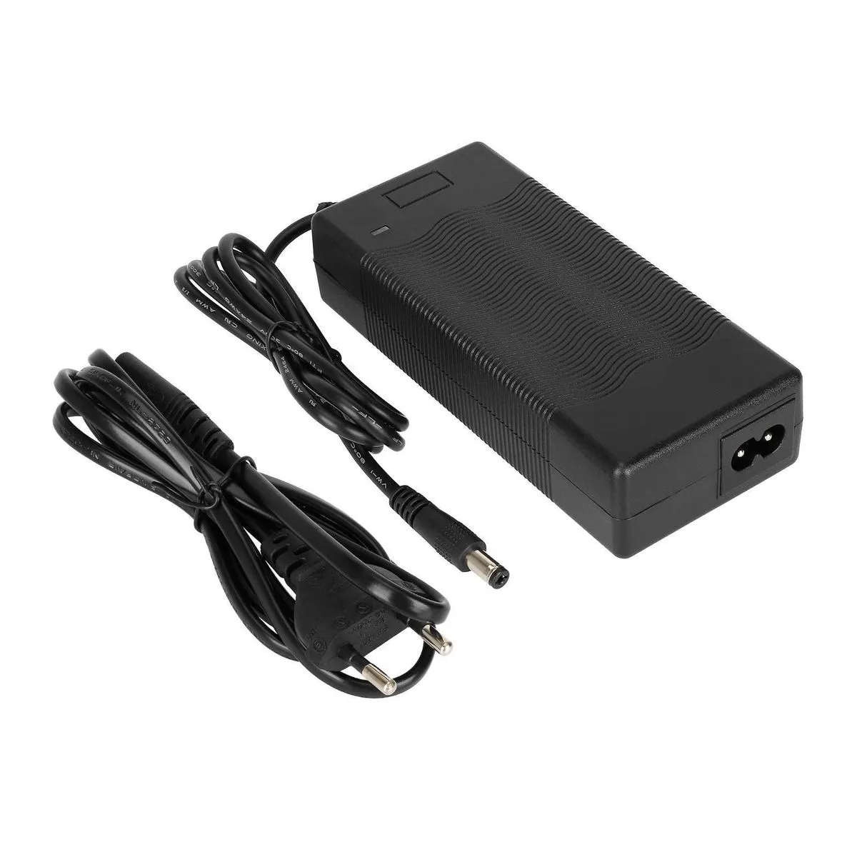 42V 2A EU Plug Charger 2.1mm Port and Six Adapter Cables for E-Scooters