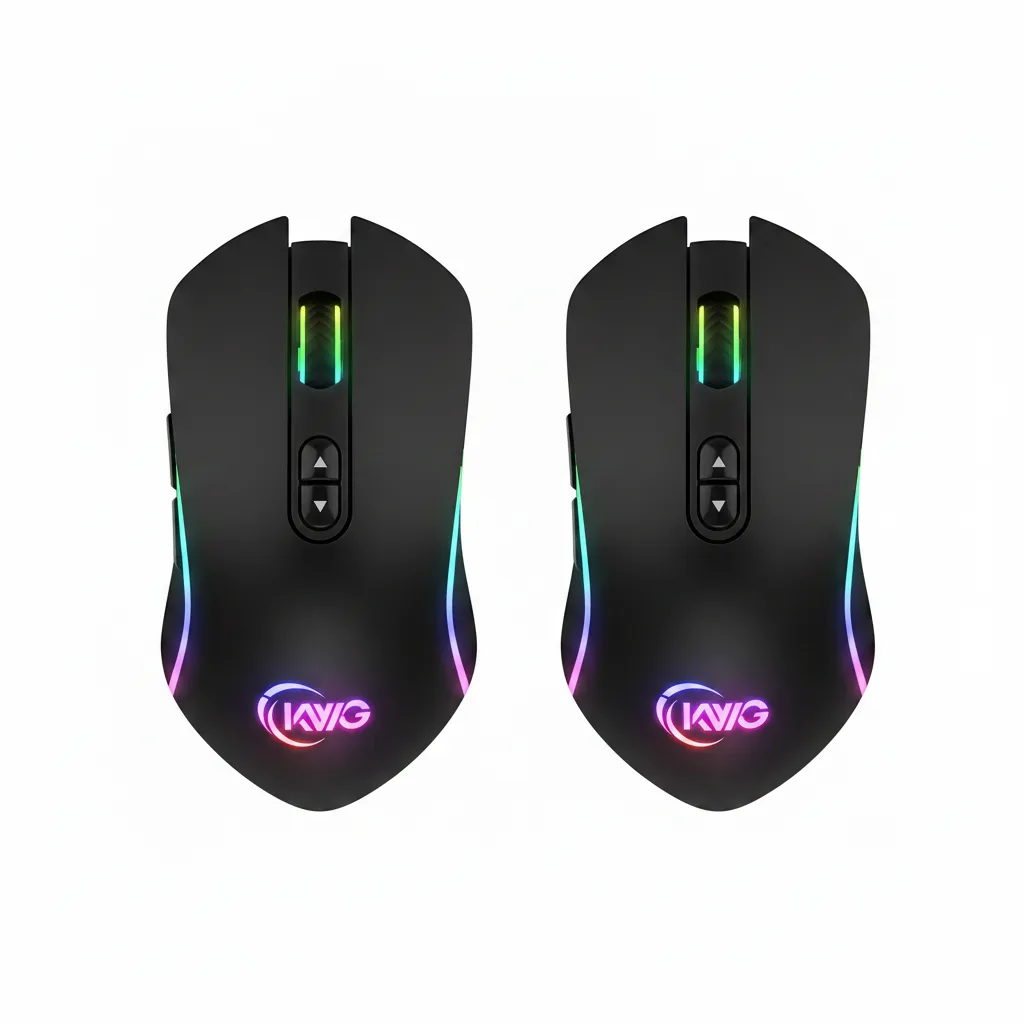 KWG RGB Streaming Lighting for Gaming with 7 Control Keys - 2 Pack