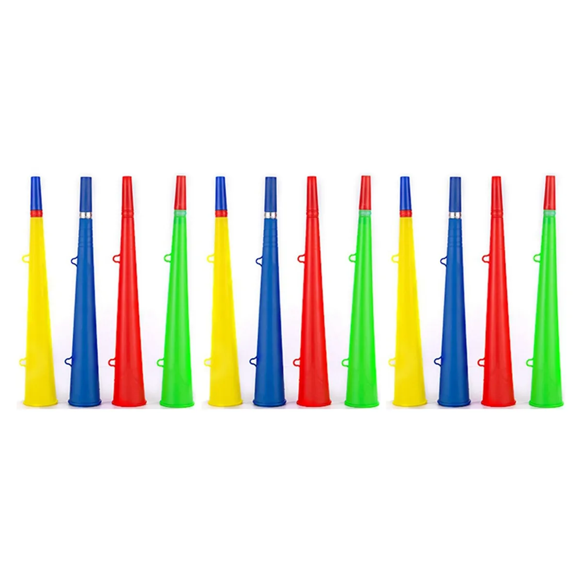 12pcs Stadium Horn Football Fan Horn Trumpet Plastic Sports Event