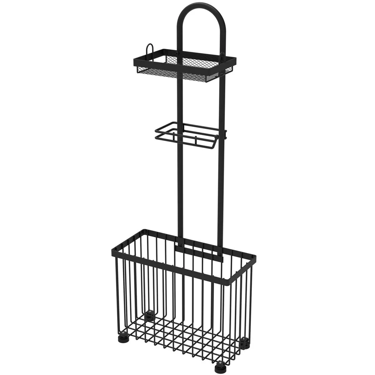 Floor Standing Tissue Holder - Carbon Steel Material - Black