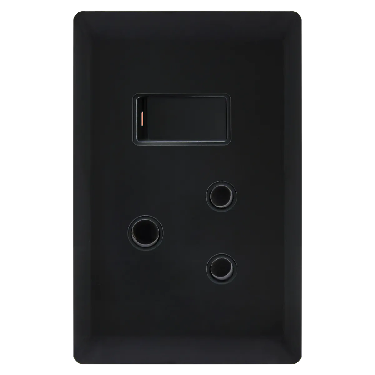 Single Socket 16Amp 4x2 - Black