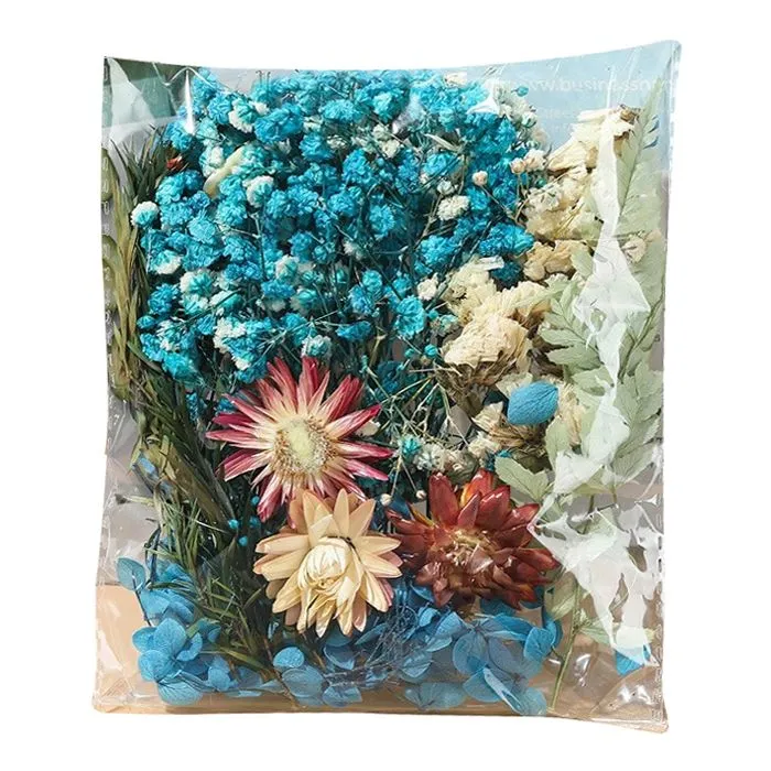 Sugarbird - Blue Mixed Dried Preserved Flowers Pack For Resin And Craft