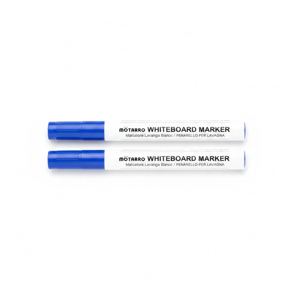 Blue Round Tip Whiteboard Markers 2Pcs - Whiteboard Marker Pens Set