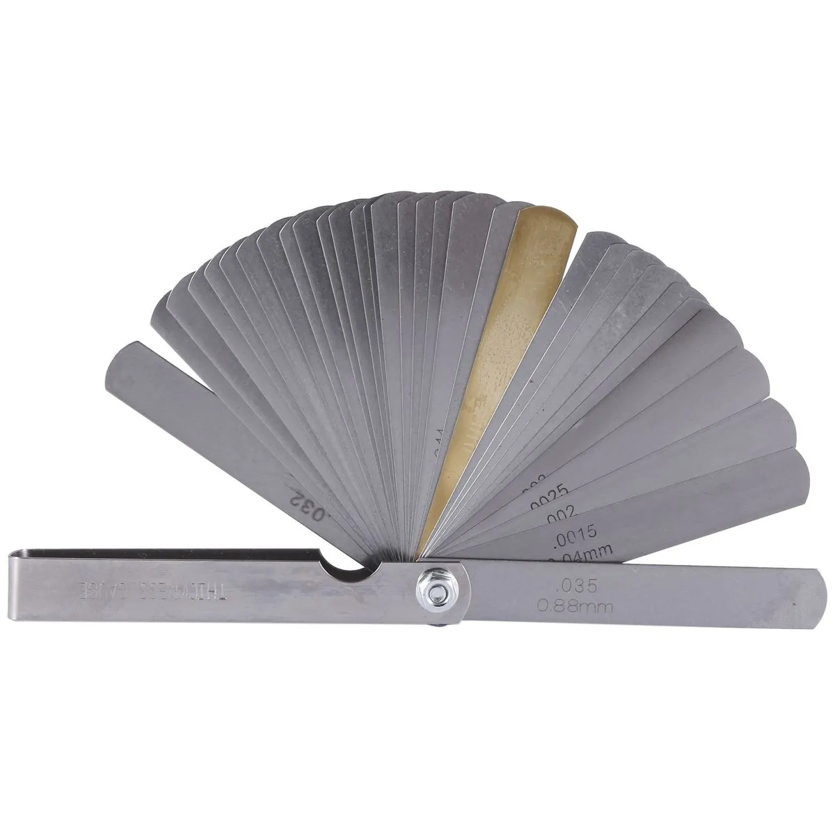 32 Set Distance Teaching Feeler Gauge 0.04-0 .88mm Dimension