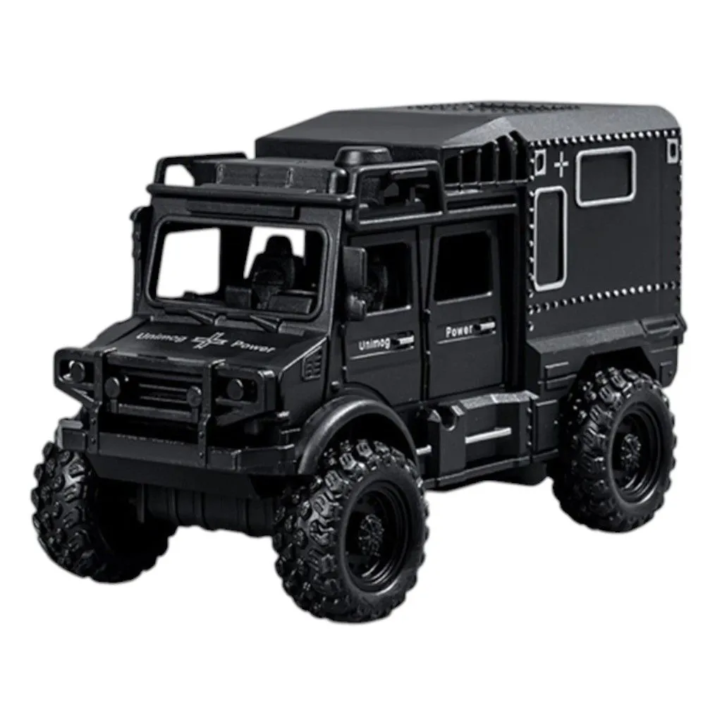 Tactical Truck Toy With Opening Doors & Real Action Wheels