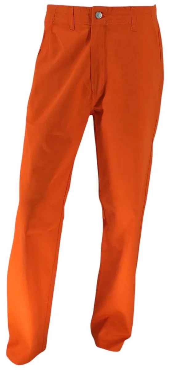 Jonsson Workwear 100% Cotton Orange Work Trousers CP87P - Size: 52