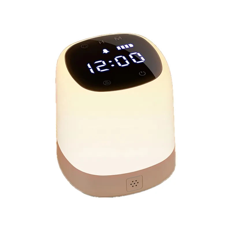 Touch LED Night Light with Clock