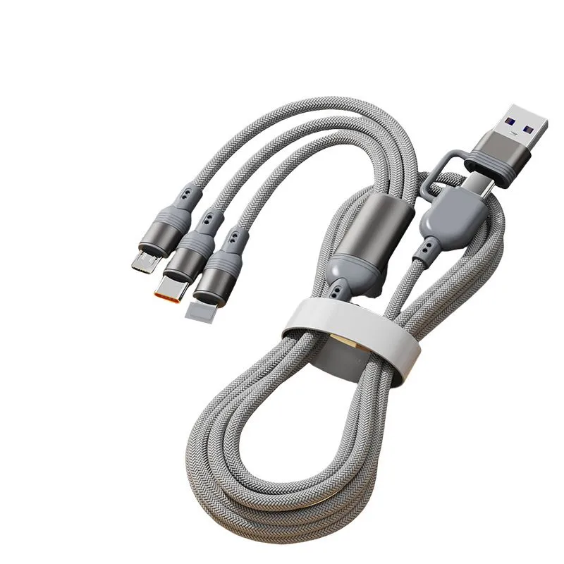 5 in 1 USB Type C to C/Lighting/Micro Fast Cable Compatible With Phones