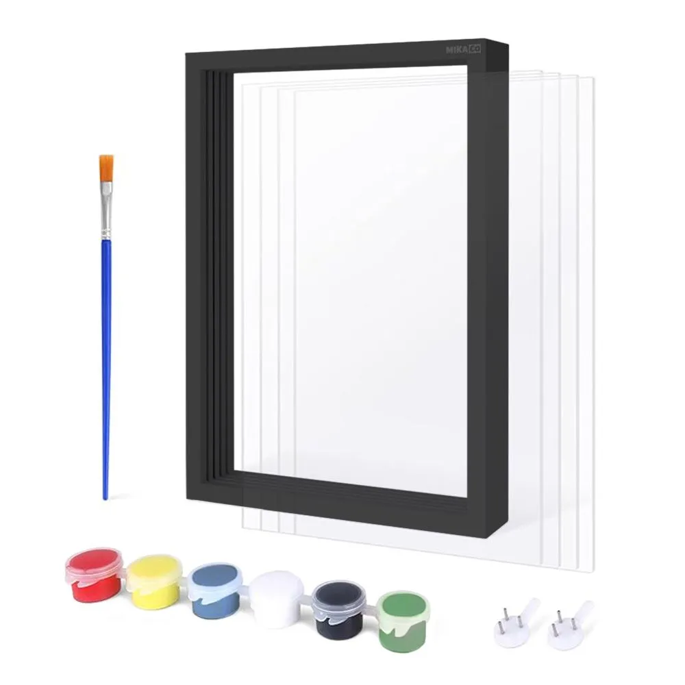 MIkaco DIY Hand & Footprint Memorial Frame - Black