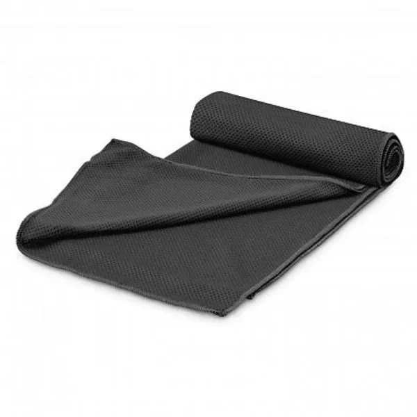 Instant Cooling Sports Towel - Black