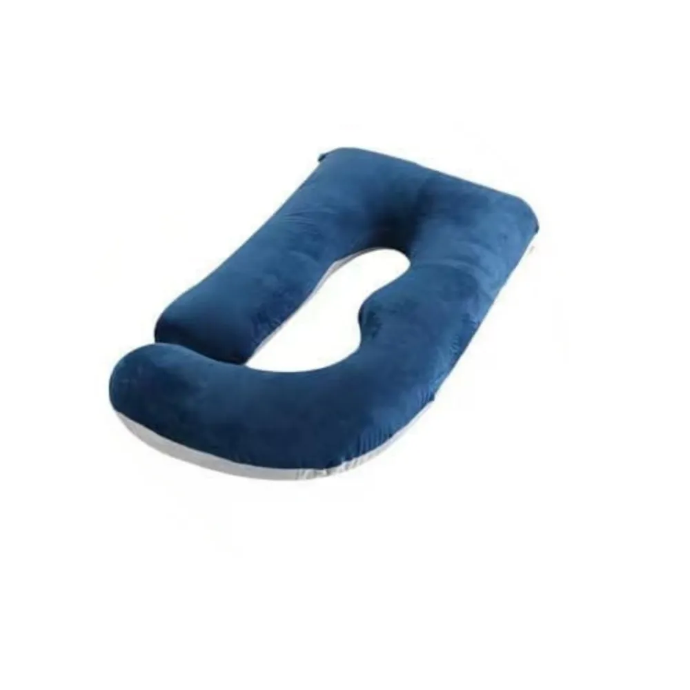 Pregnancy Pillow J-Shaped Full Body Pillow, Velvet Easy to Remove