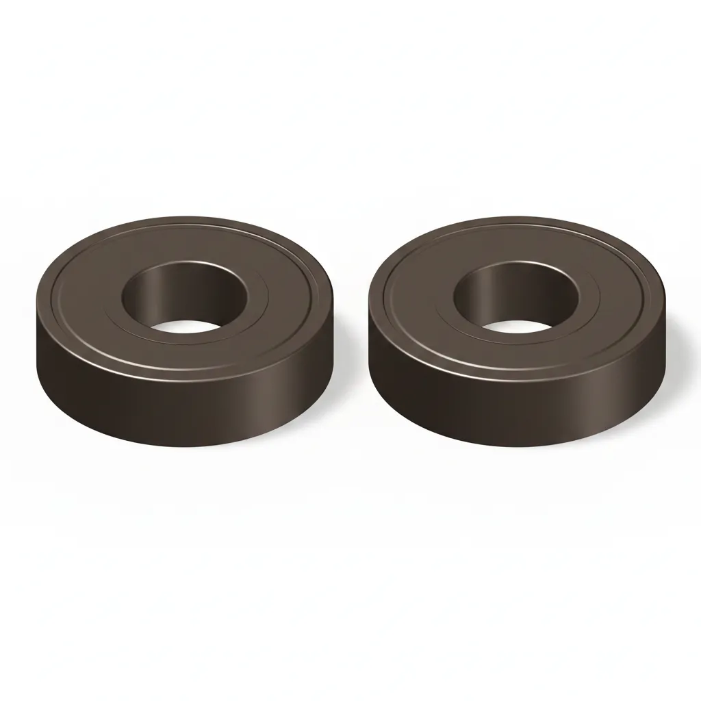 WPW Ball Bearing 9.53mm OD, 3.17mm ID for Precision Applications - 2 Pack