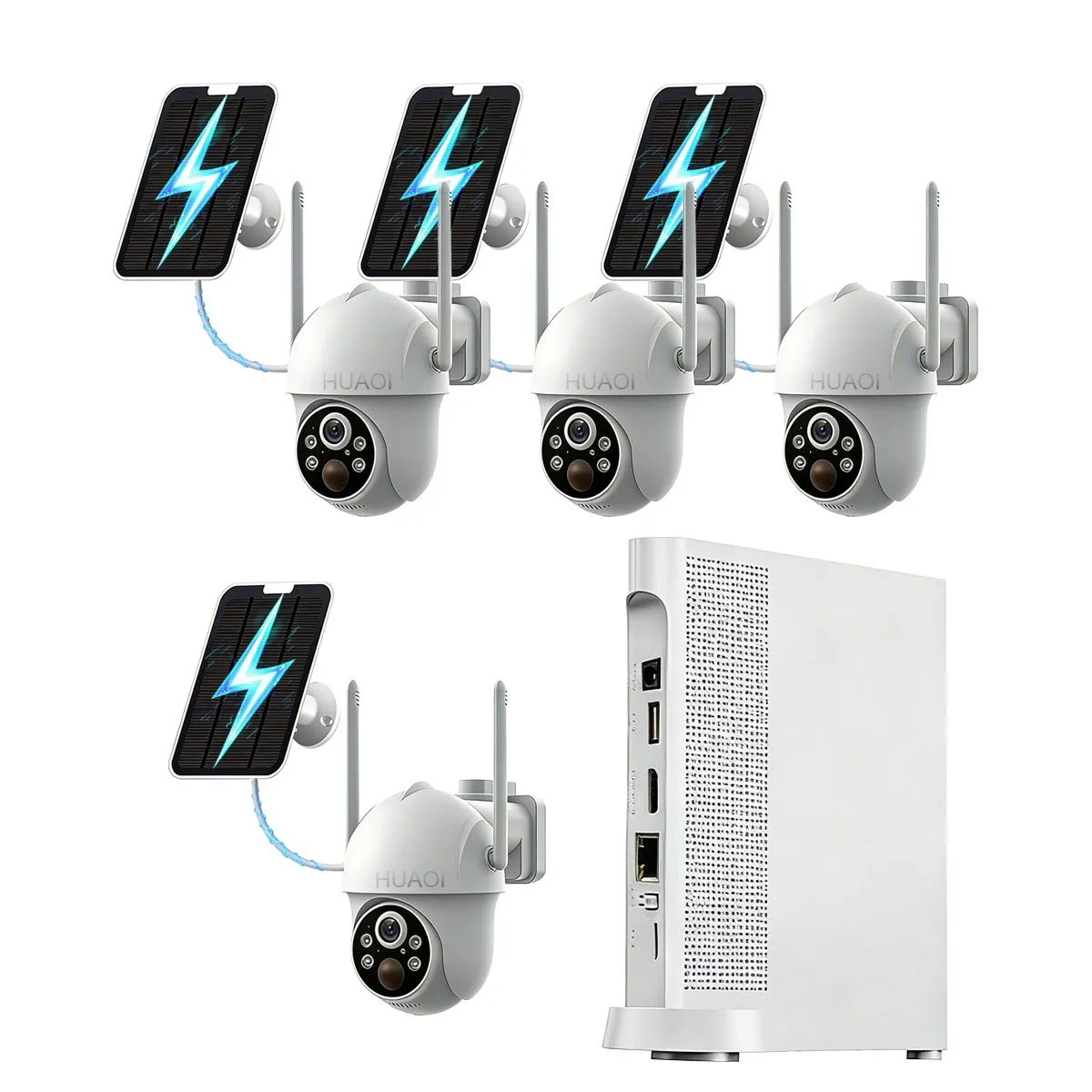 Solar Camera Wireless Outdoor, Home Security Camera System, 2.4G & 5G WiFi