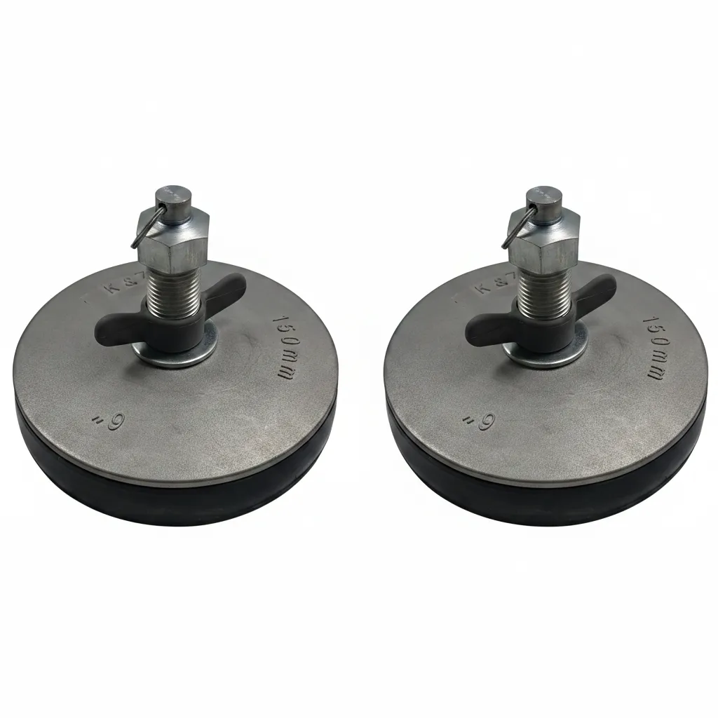 Krafft 150mm Die Cast Aluminium Test Plug for Plumbing and - 2 Pack