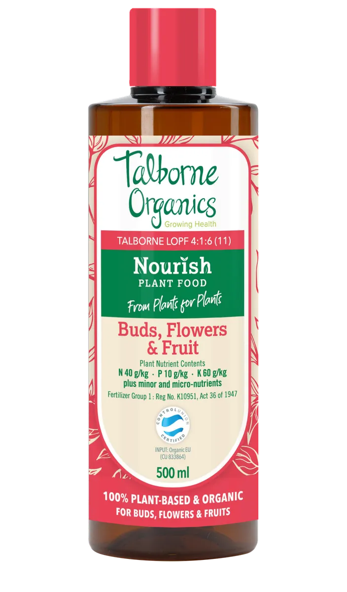 Talborne Organics Nourish Buds, Flowers & Fruit 4:1:6 (11) - 0.5L