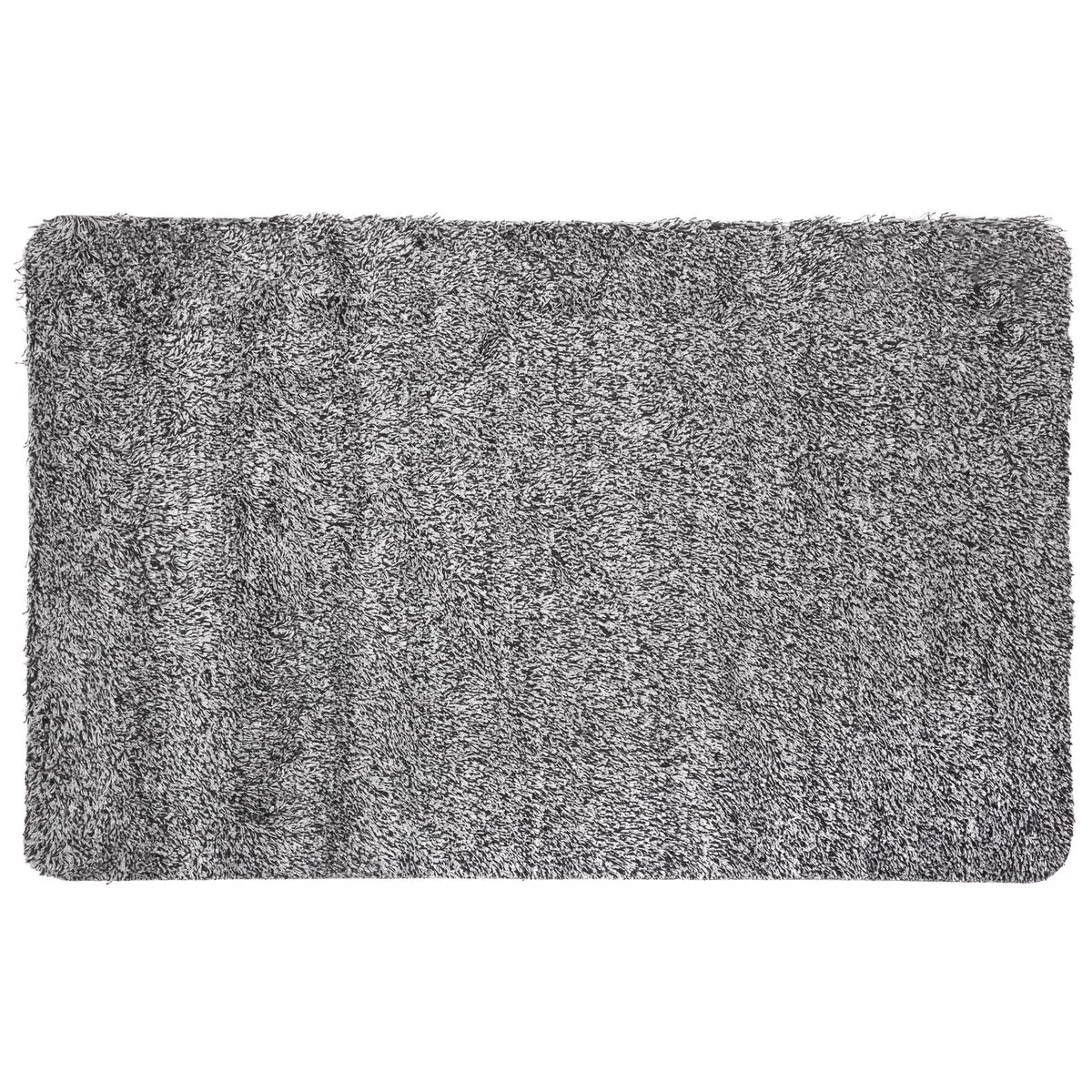 5five Dark Grey Super Absorbent Rectangular Bath Mat - 70x45cm