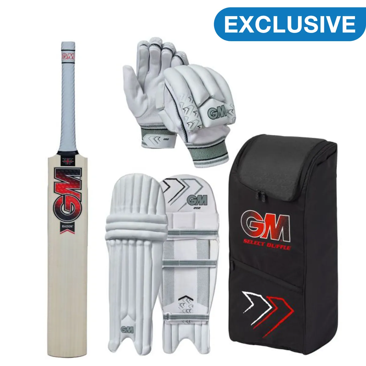 GM Radon English Willow Cricket Set - Right Handed