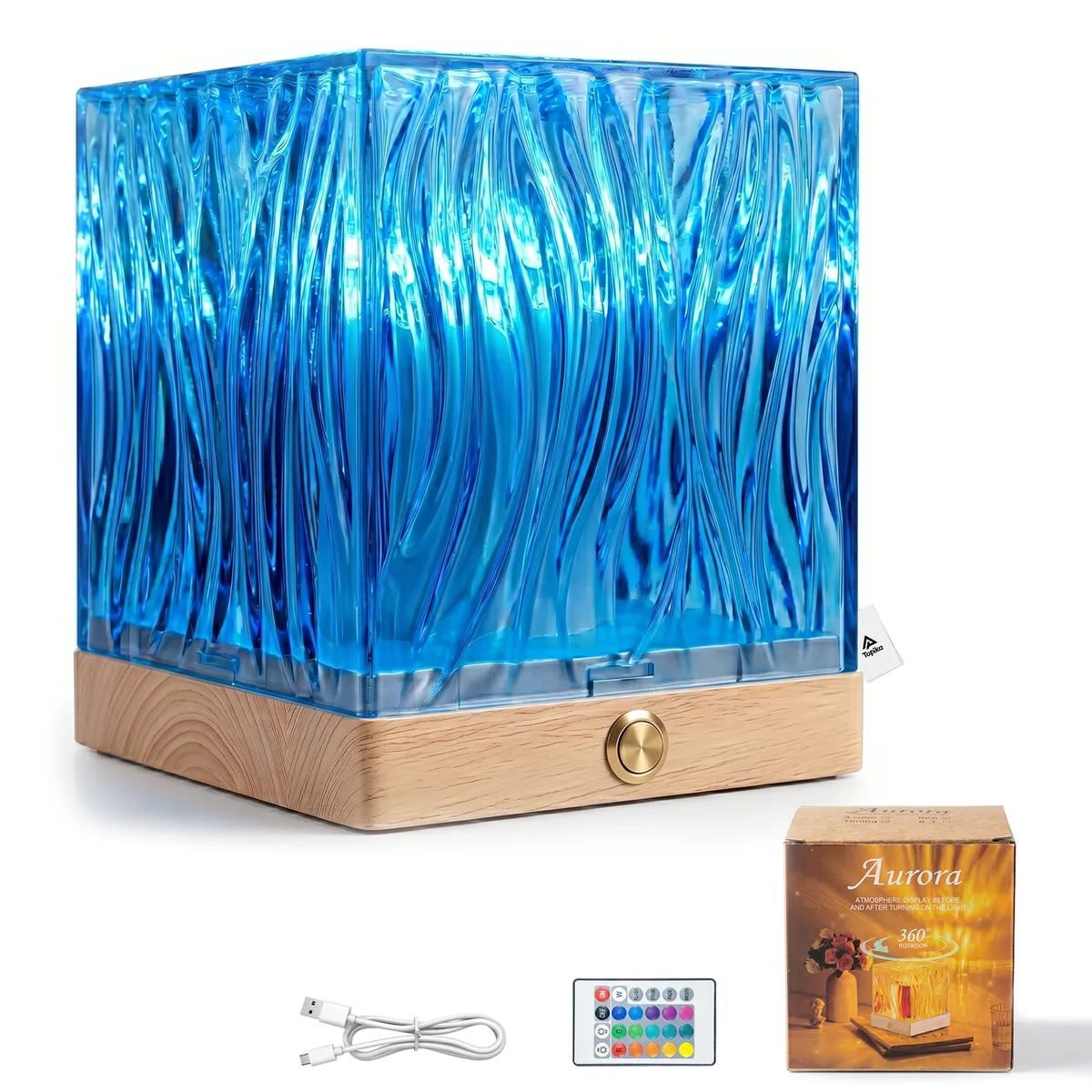 Topika-Northern Lights Projector,16-Colour Kids Night Light,Lights For Room