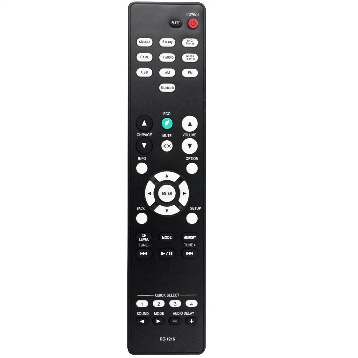 RC-1216 Remote Control for AV Surround Receiver AVR-S530BT