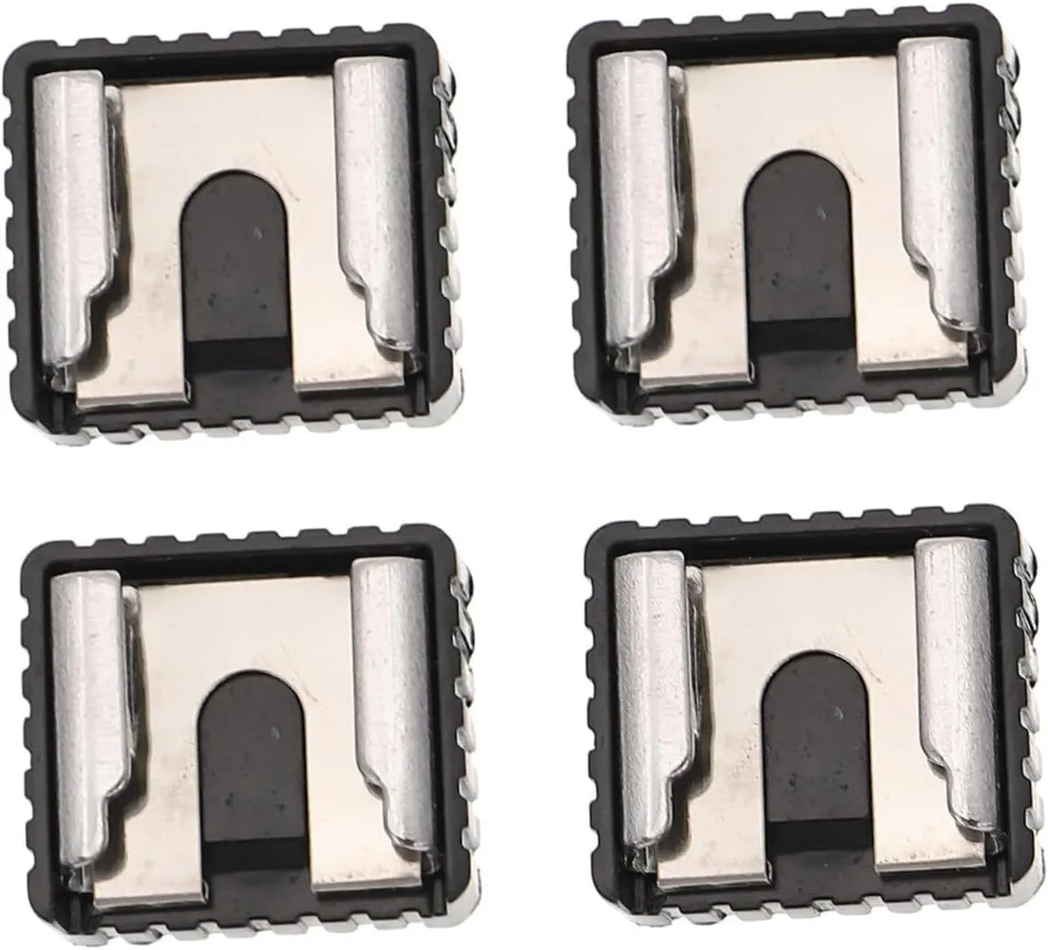 4pcs Hot Shoe Mount Bracket Thread Quick Release Flash Stand Adapter