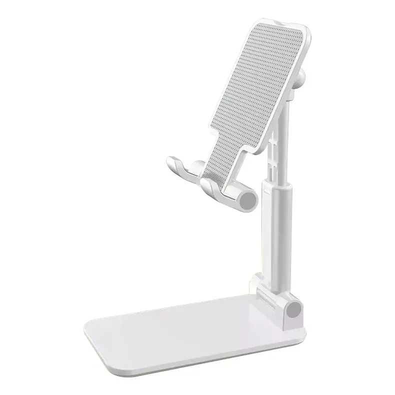 Foldable Cell Phone Stand for Desk Portable Mobile Phone Holder - SD - White