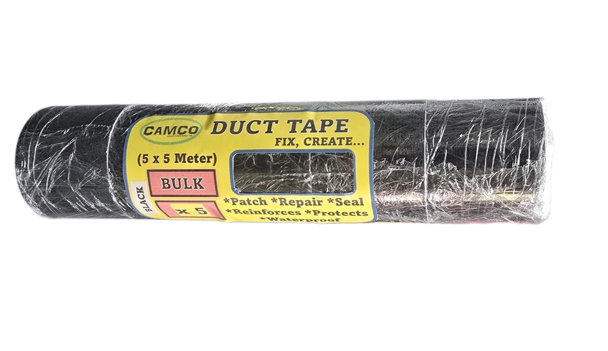 Camco Duct Tape - 5 Meter (Bulk Pack of 5) - Black
