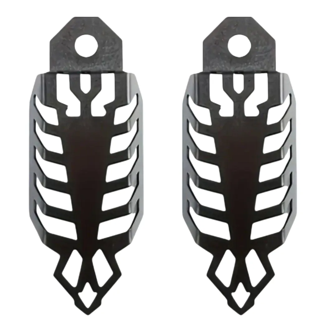 2 Universal Motorcycle Shock Absorber Protective Covers , ATV Street Bike