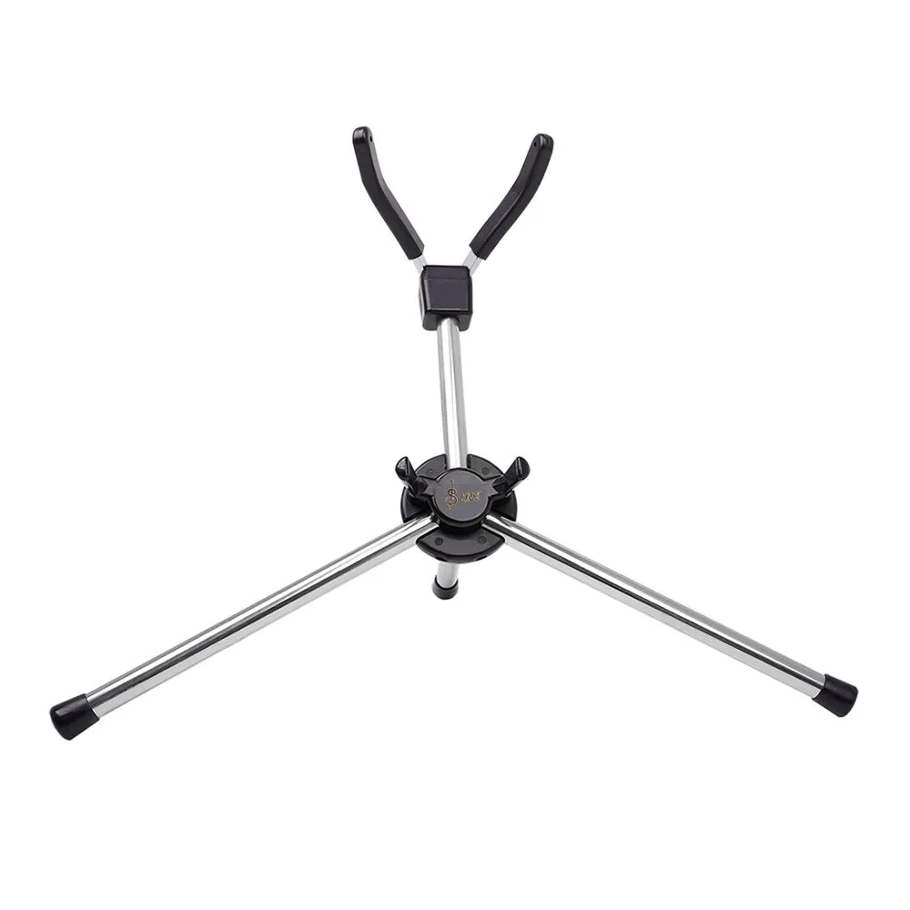 Foldable Alto Sax Stand, Aluminum Alloy, Carry Bag