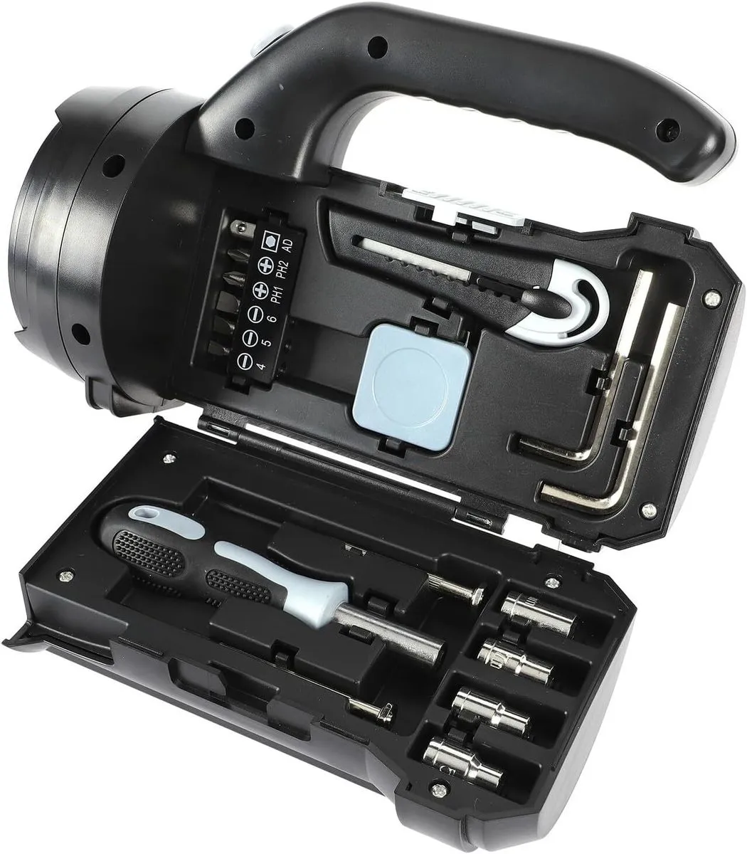 Working Flashlight and Torch with Repairing Tool Kit Battery-Powered