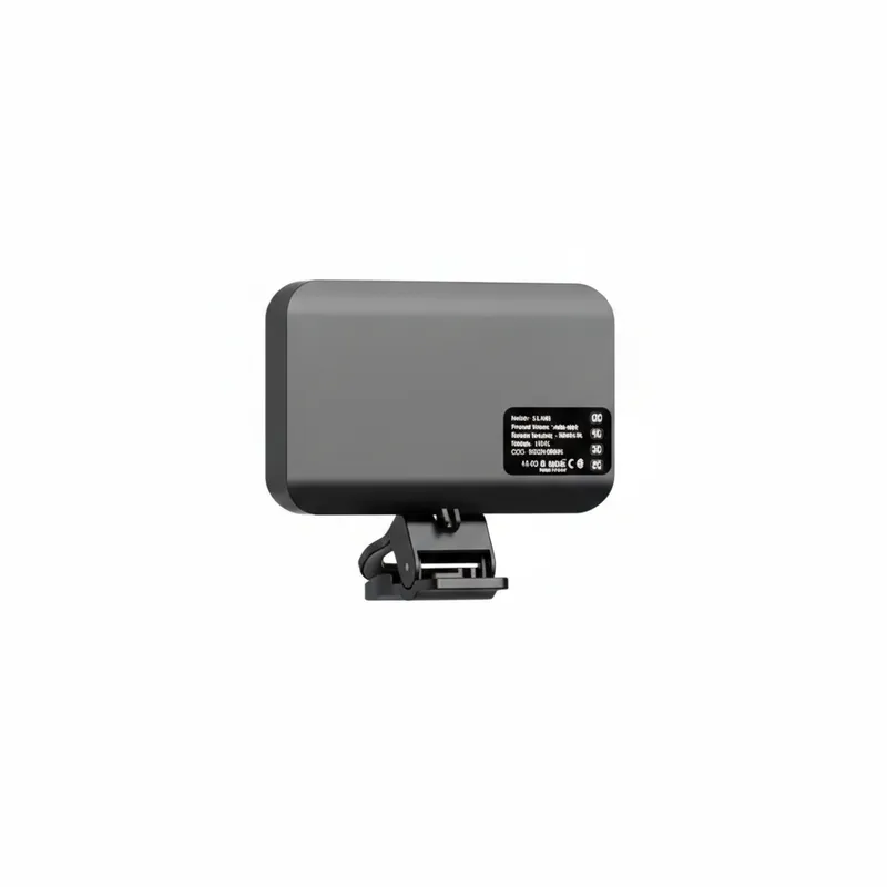 Pocket LED Video Light for Vlogging & Meetings - Black