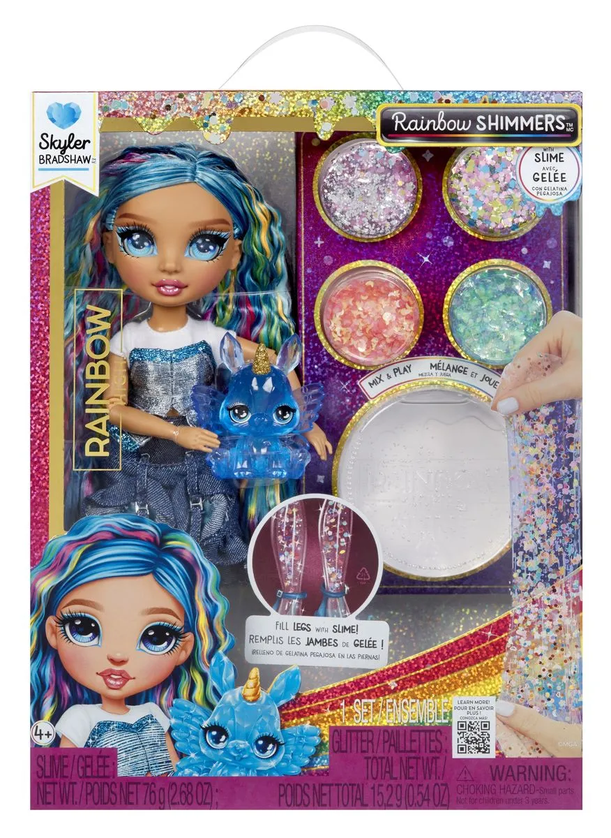 Rainbow High Shimmers With Slime Fashion Doll - Skyler  Bradshaw