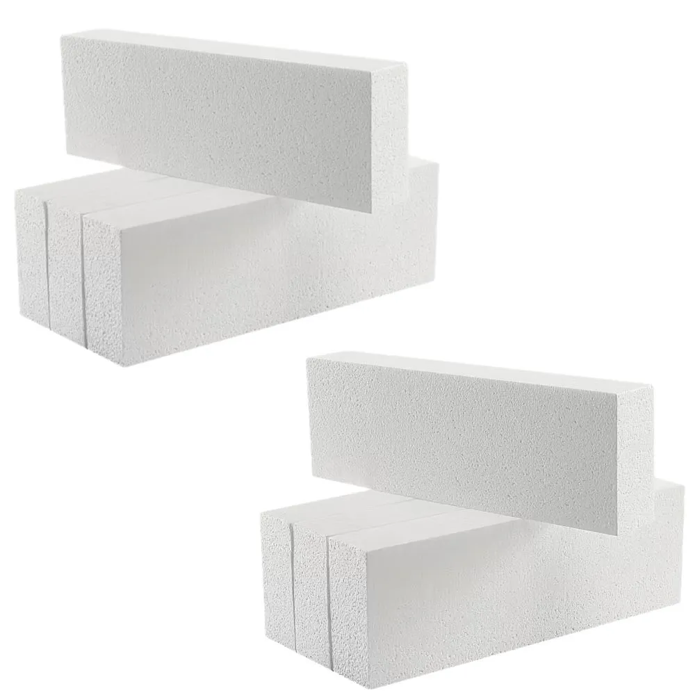 Craft White Foam Blocks For Flower Arrangements/Projects 8pcs 30cm Special