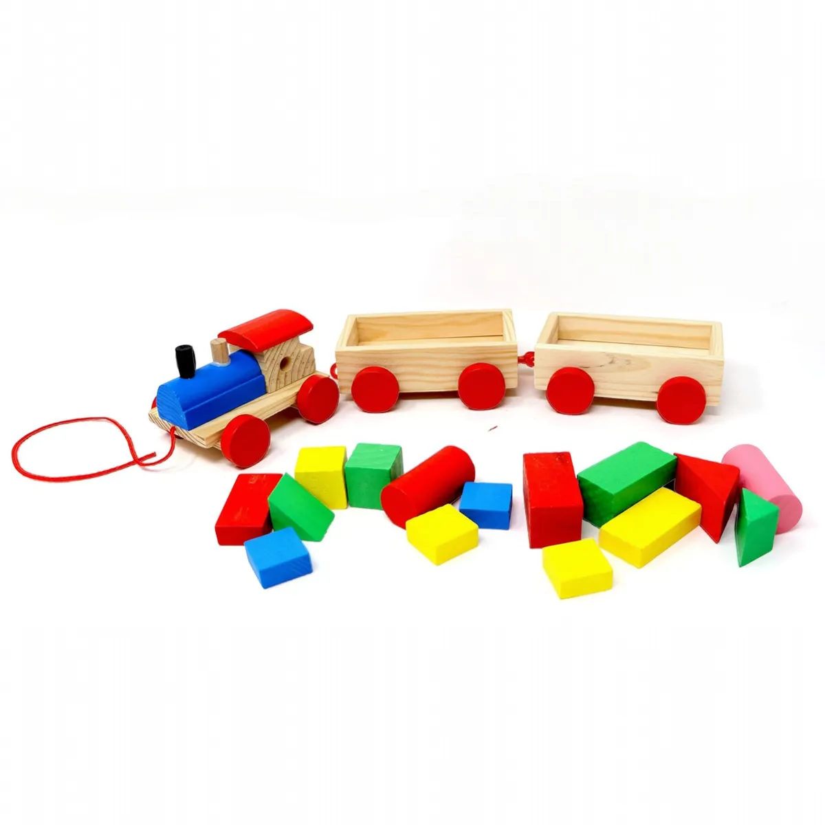 Three Section Train Blocks