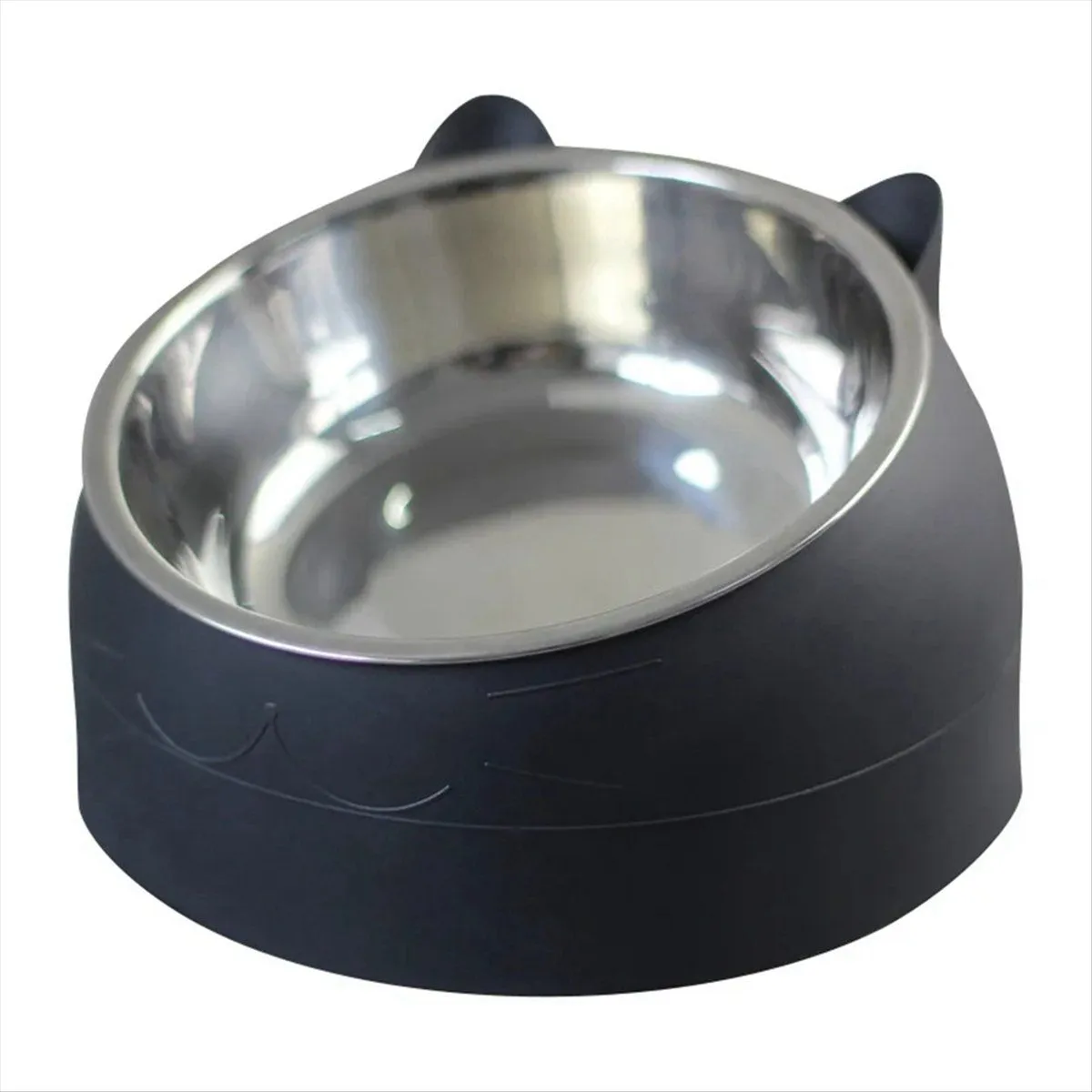 Pet Bowl Pet Feeding Cat Water Bowl For Cats Dogs Feeder Bowls Black