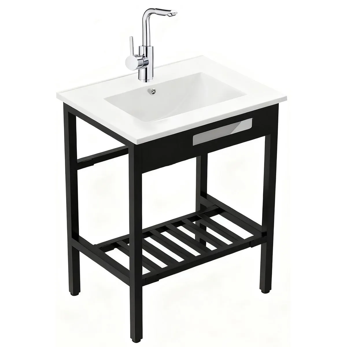 Bathroom Console Sink Bathroom Vanity with Sink Ceramic Console Sinks Set