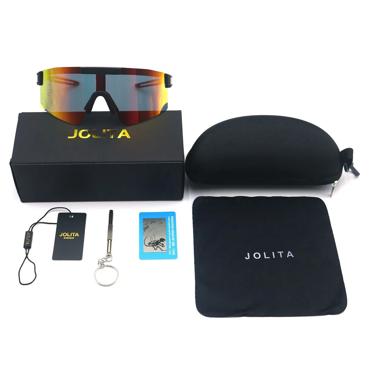 Jolita 3049 Unisex Polarized Motorcycle Goggles Windproof, UV400 Protection