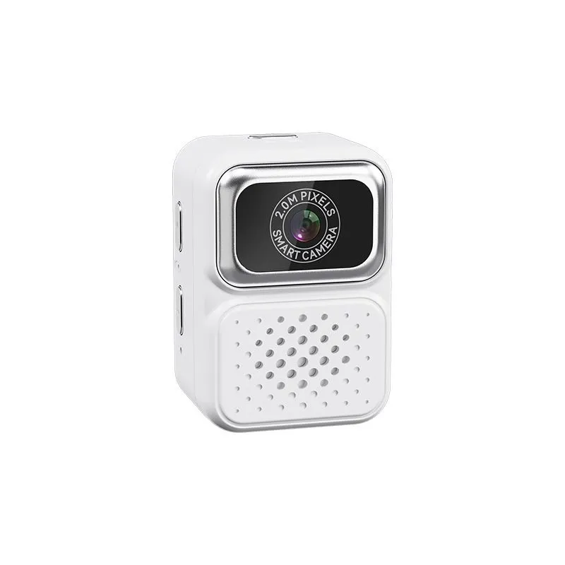 Mini Hip-hop Camera Silver/White 1 Piece