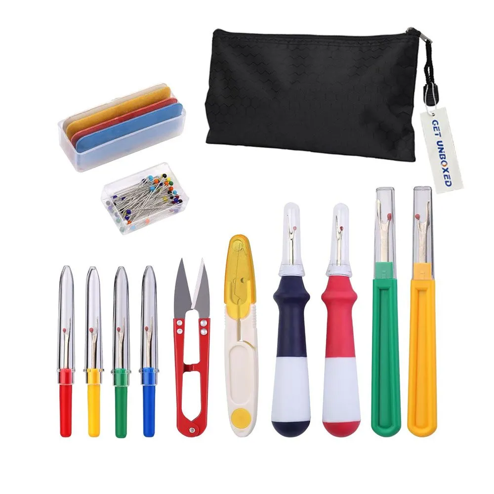 GET UNBOXED Seam Ripper Set Seam Rippers for Sewing Thread Remover Scissors