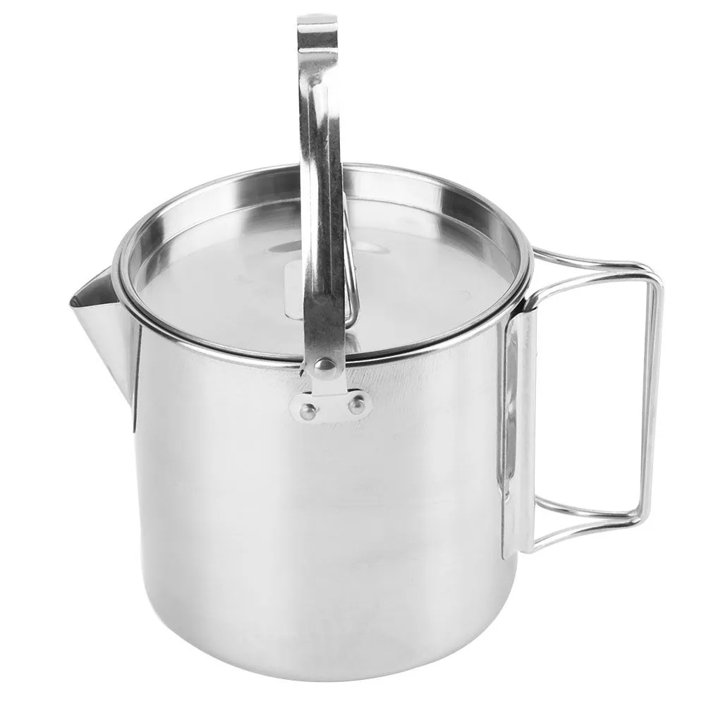 1.2L Portable Folding Kettle Stainless Steel