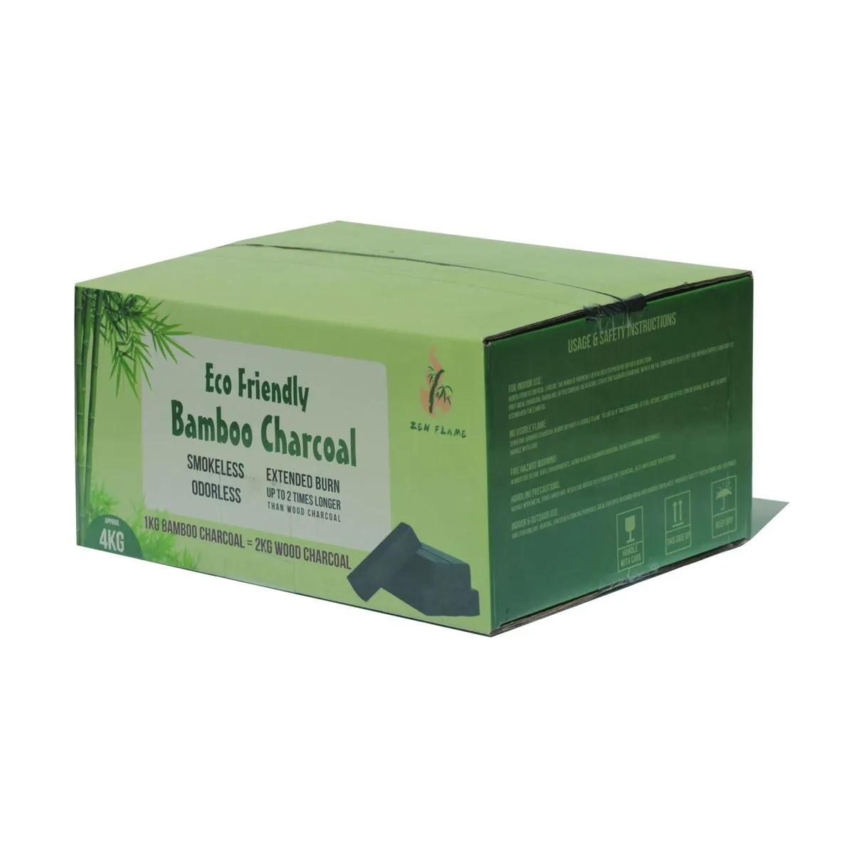 ZenFlame Bamboo Charcoal, the Clean, Smokeless Fuel for South African Braai