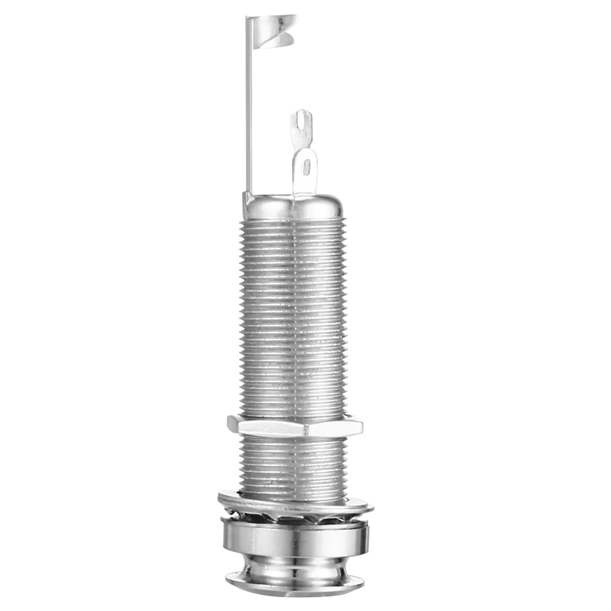 Cylinder Clip End Pin Mono Panel Jack Socket for Electric Guitar Bass
