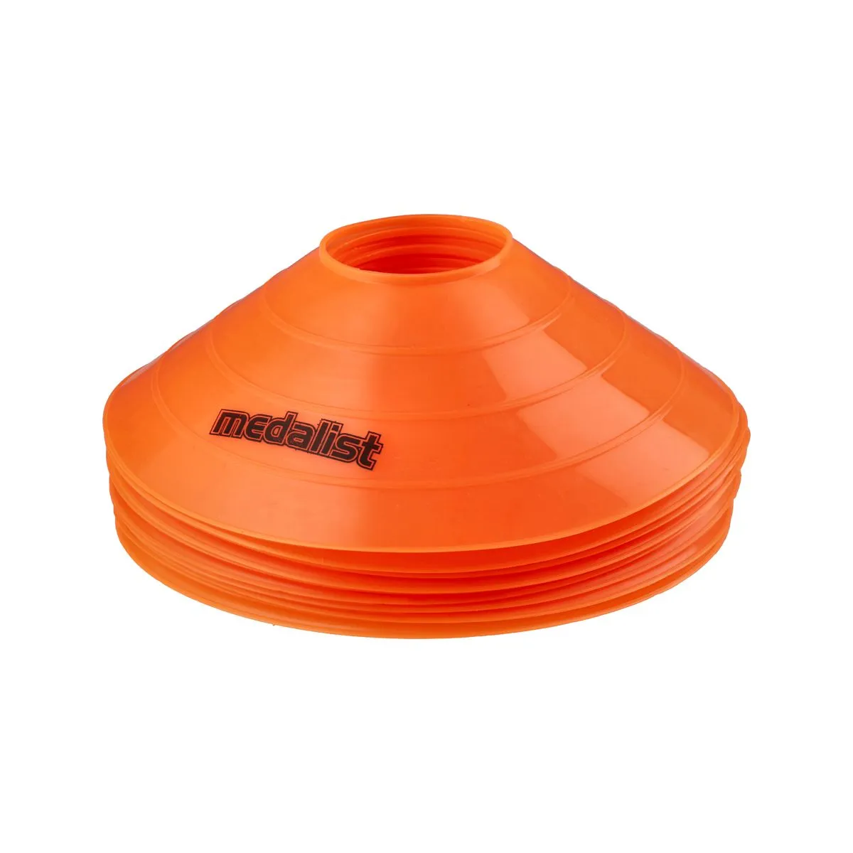 Medalist Disc Cones for Agility Training - 10 Pack - Orange