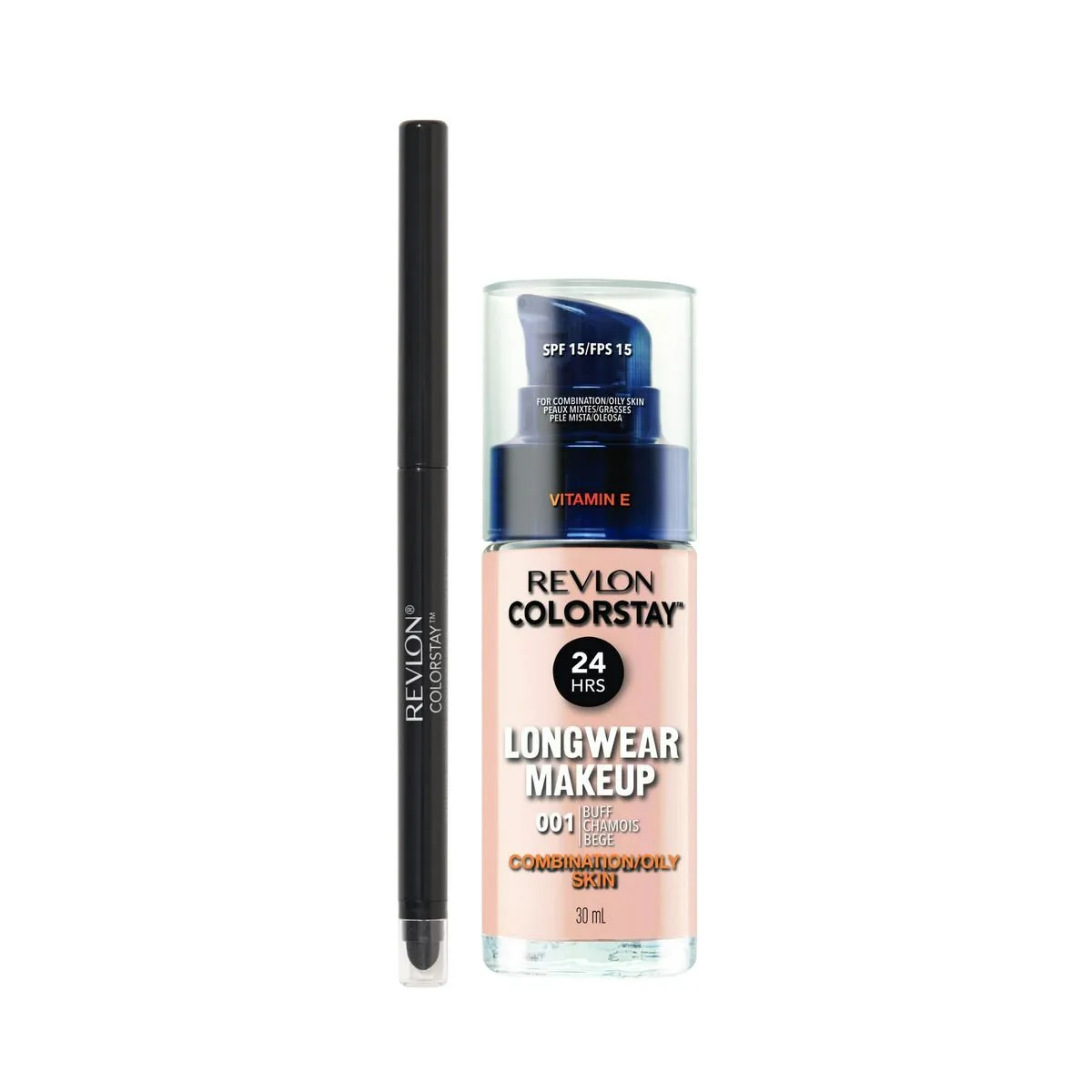 ColorStay Longwear Combination/Oily Makeup & Eyeliner Banded Pack - Buff