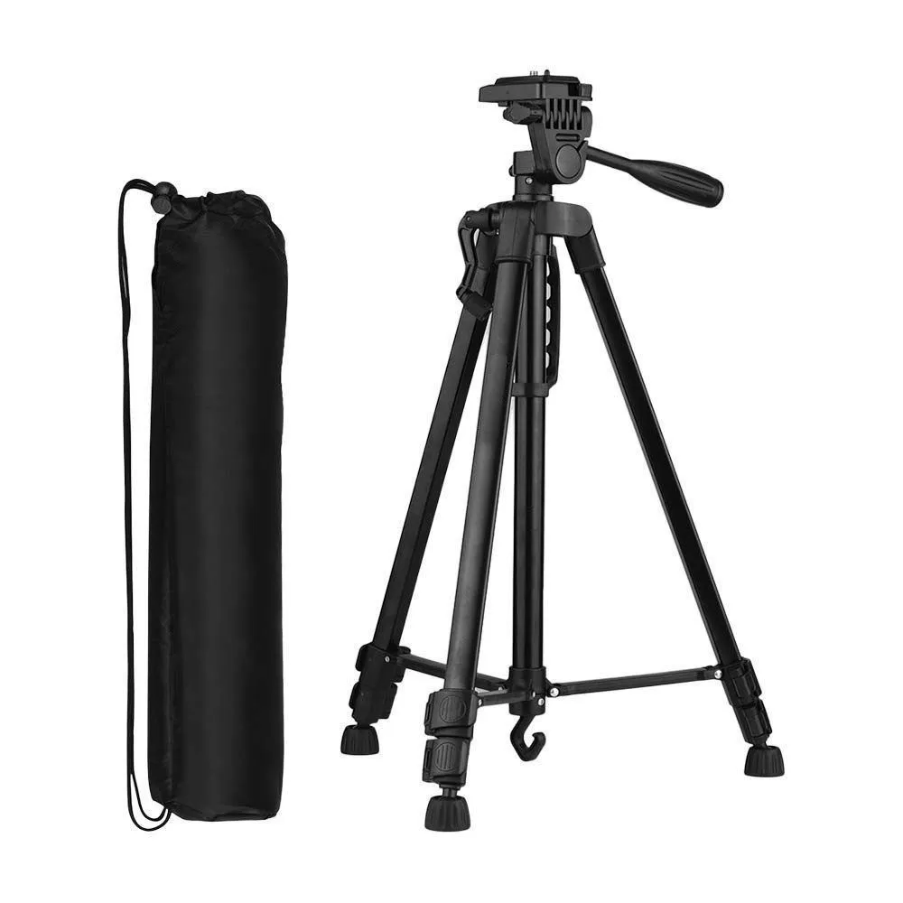 High Strength Aluminum Camera & Mobile Device Holder& Tripod Kit 3366 - Black