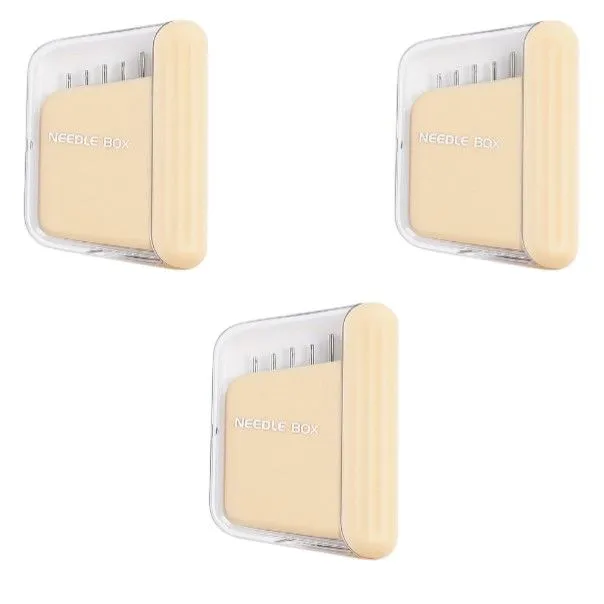 3 Pack - Mini Sewing Needle Organizer - Apricot 