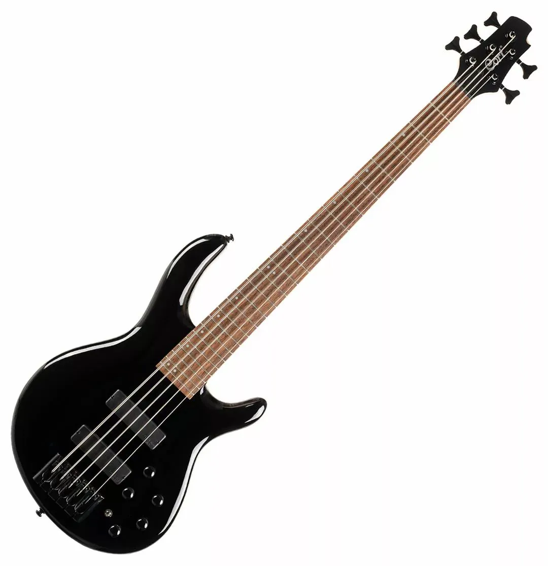 Cort C5 Deluxe - Artisan Series 5-String Bass Guitar - Various Colours - Black