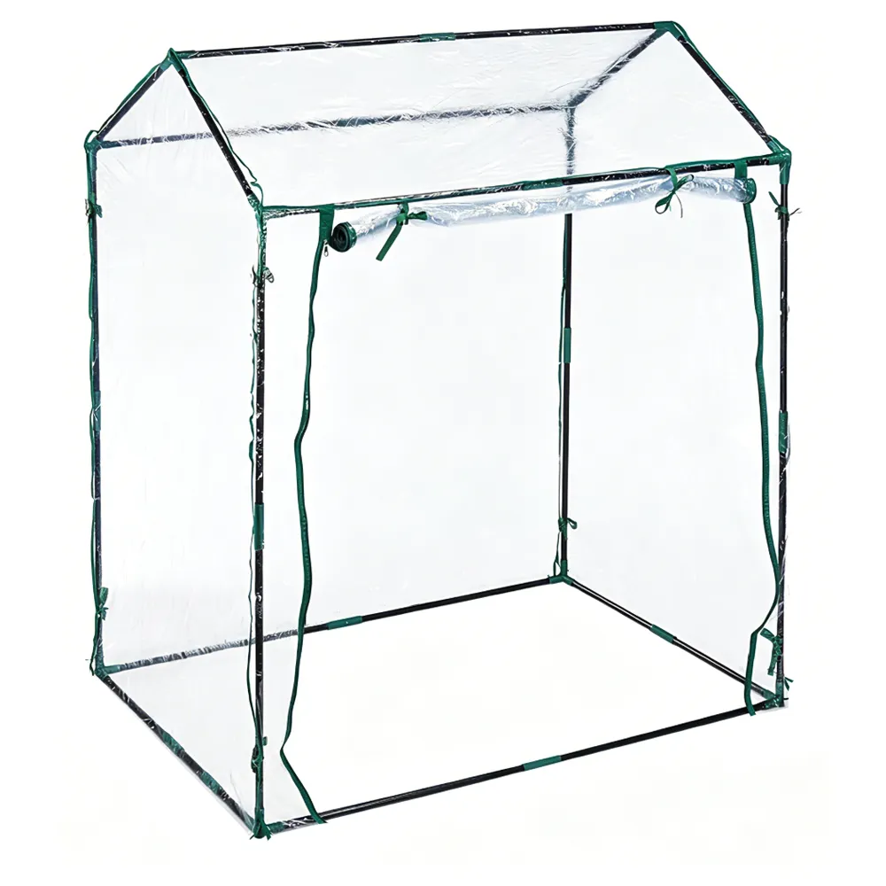 Small Garden Greenhouse Tent with Zipper Door Portable Plant Protection