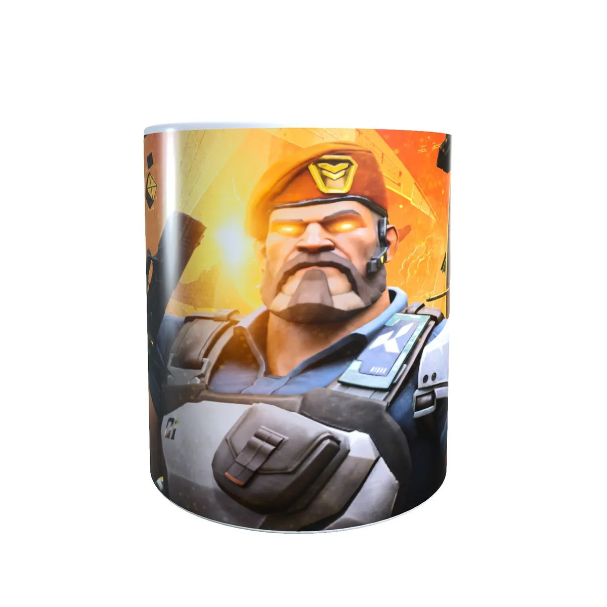 Brimstone Eyes - Valorant Coffee Mug