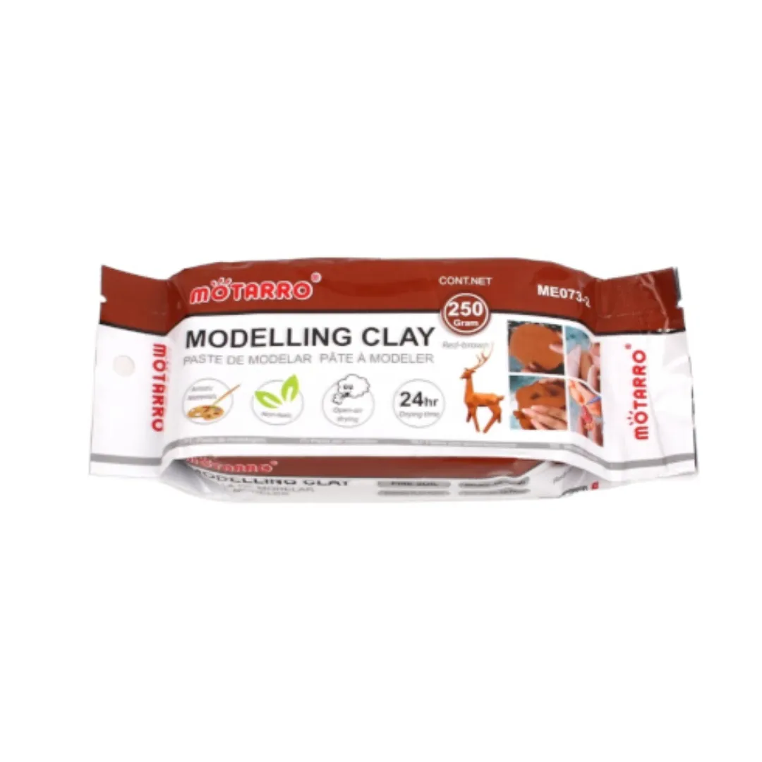 Motarro Modelling Clay 250g - Red Brown