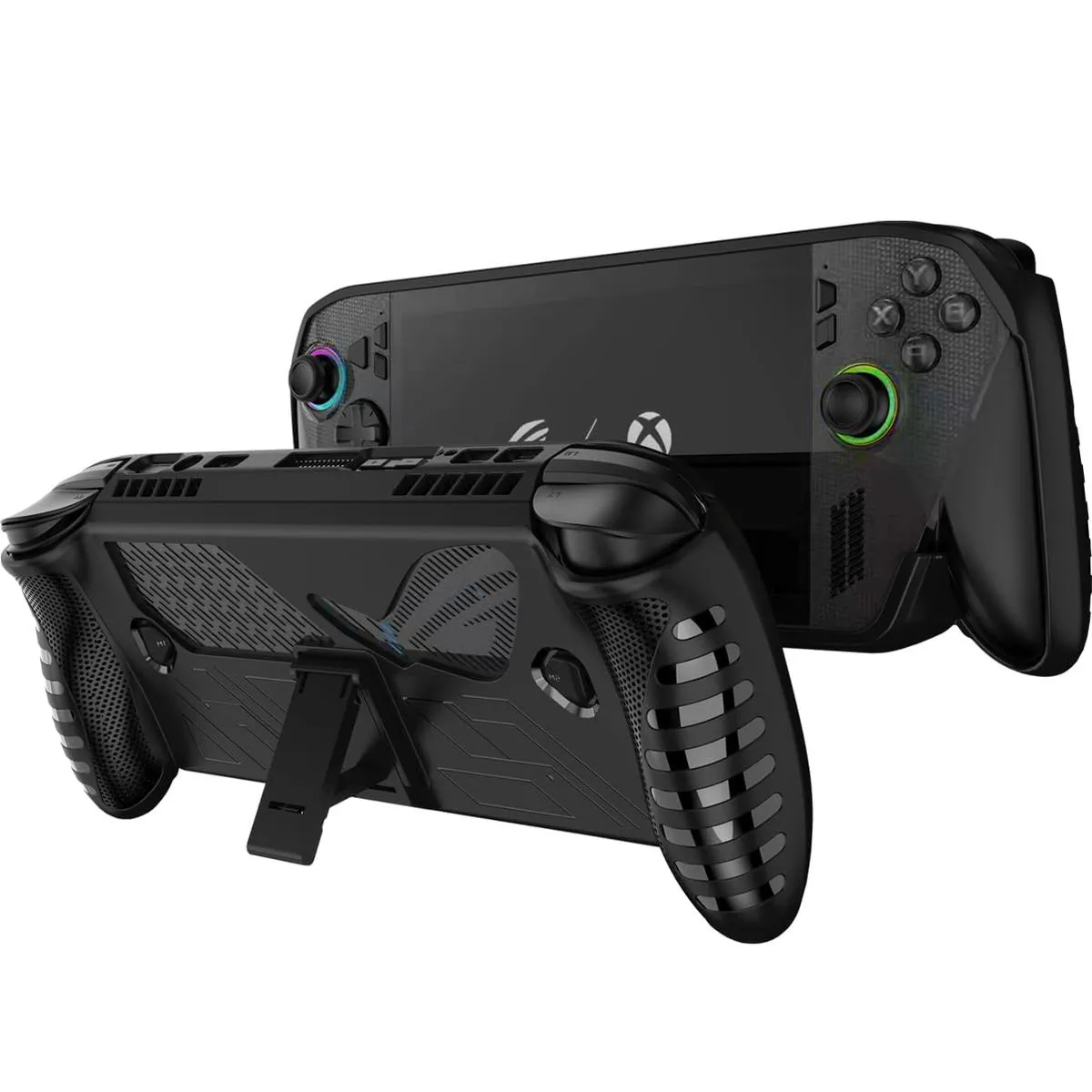 Shockproof Silicone Protector Case Compatible with ASUS ROG Xbox Ally X - Black